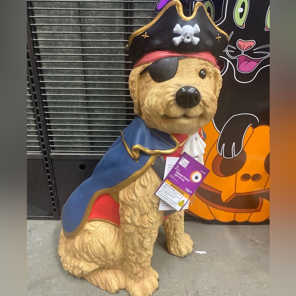 2.5 ft. LED Pirate Dog Halloween Home Accents Holiday Home Depot - Picture 1 of 1
